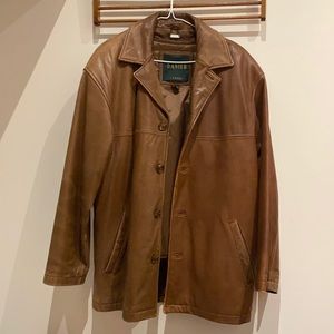 Danier Genuine Button-Up Leather Jacket S/M